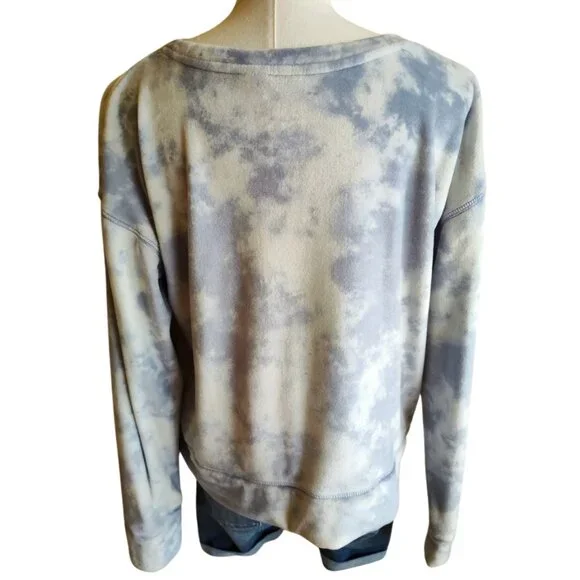 SO Cozy Tie‑Dye Crewneck Sweatshirt – Women's XL (14/16) - Picture 5 of 9